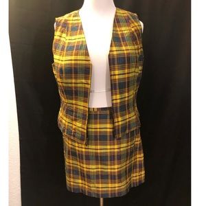 Vintage Dana B & Karen silk skirt set